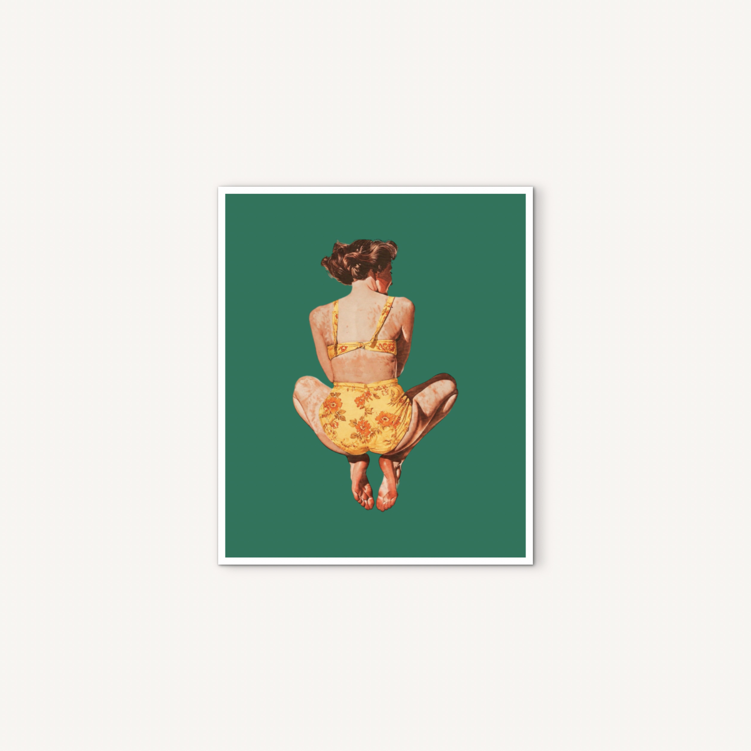 Green•Jump – Art Print | Galaxy Epop