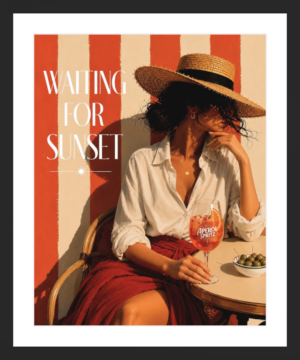 Aperol•Spritz – Art Print framed