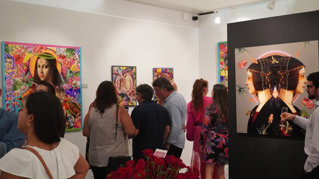 Galaxy Epop artworks displayed at ArtLabbé Gallery.